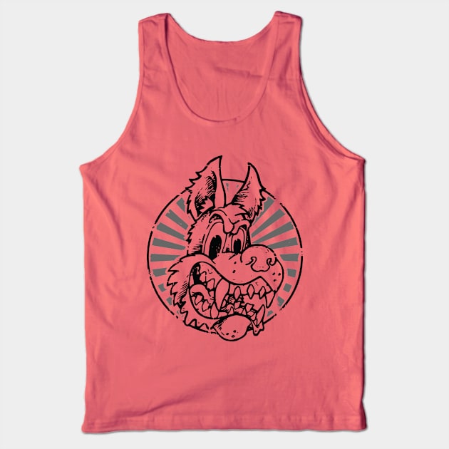 Mad Dog Tank Top by Laughin' Bones